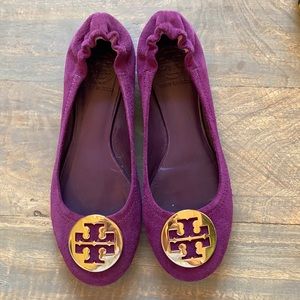 Tory Burch Suede Flats